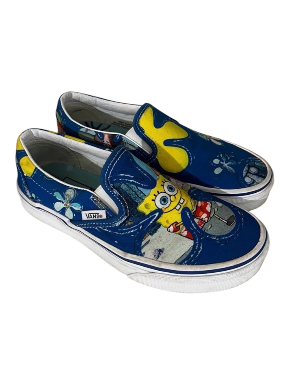 Vans SpongeBob SquarePants Slip on Shoes Mens 3.5 Women’s 5